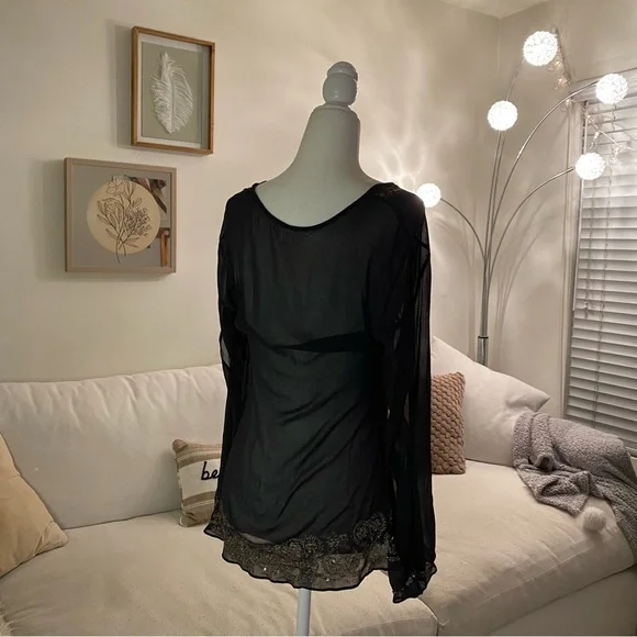 Vintage Sheer Victoria’s Secret Blouse - Picture 4 of 7
